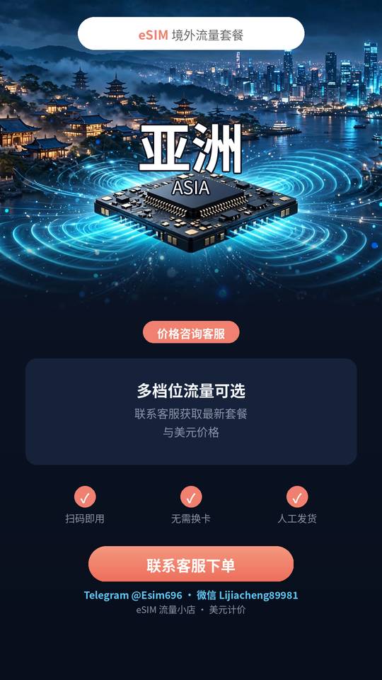 亚洲 eSIM